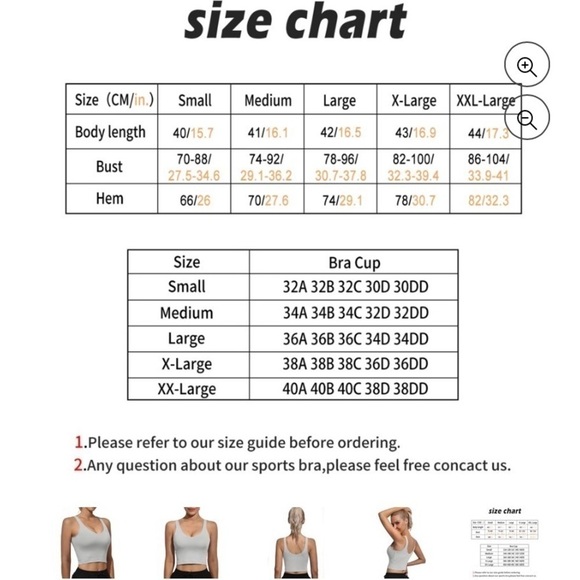 Promover Sports Bra Women Longline Medium Support Workout Bra - Picture 10 of 11